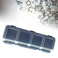 thumbnail image 2 of Screw Organizers Hardware Organizers Box with Compartment Bolts Organizers Dividers Storage Containers for Garage Tool, 2 of 8