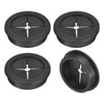 thumbnail image 1 of Grommet de cable negro Uxcell 4 Pcs Grommet de escritorio Grommet de caucho flexible para escritorios y superficies de escritorio que se ajusta a 1-3/4 pulgadas, 1 of 7