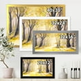 thumbnail image 4 of Designart 'Bright Sunshine Through The Yellow Forest Trees I' Traditional Framed Art Print, 4 of 4