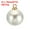 Golden White, variant on Unique Bargains 12mm Faux Pearl Pendants Drops, 150 Pack Round Imitation Pearl Beads, Golden White