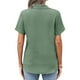 thumbnail image 4 of Tops de maternidad,Blusa informal de manga corta con estampado para mujer, cuello redondo, tela cómoda, ideal para uso diario y en casa, sopatenor, 4 of 8