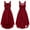 Burgundy, variant on Aislor Kids Girl's Sequins Bridesmaid Dress Flower Girl Dress High Low Hem Wedding Pageant Party Gown
