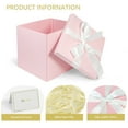 thumbnail image 5 of Large Gift Box with Lids 10x10x10 Inches, Ribbon& Cut Paper Shred with Card, for Birthdays, Graduations, Anniversaries, Christmas, Halloween, Valentine's Day, 5 of 6