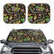 thumbnail image 2 of Fotbe Mardi Gras3 Juego de 2 Piezas de Parasoles para Parabrisas | Bloqueador Solar para Auto | Accesorios Plegables para Protección Solar Interior-Large, 2 of 6