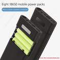 thumbnail image 2 of Portable Power Bank Case Intelligent 18650 Battery Charger, Power Indicator, Easy to Carry and Use, for Rechargeable Batteries, 2 of 8