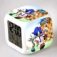 thumbnail image 3 of Reloj despertador LED de dibujos animados de Sonic The Hedgehog, luz de noche para estudiantes, luz de noche para niños, regalo de Navidad, 3 of 5