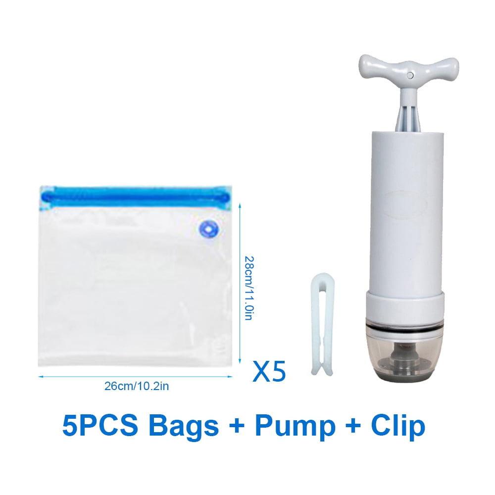 Sous Vide Bags Food Vacuum Sealer Bags with Rechargeable Vacuum Pump