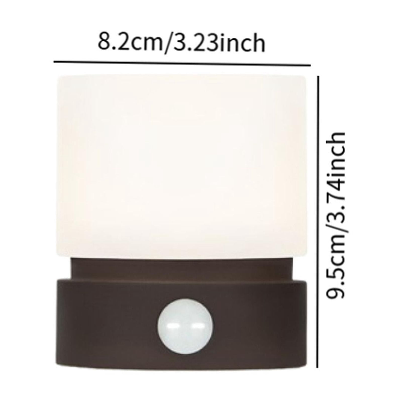 Fzaqwen Bedroom Night Lamp Baby Nursery Night Lamp with Timer Warm Bedside Desk Lamp for Brown