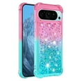 thumbnail image 3 of Havilah For Google Pixel 10 Pro / Google Pixel 10 TPU Case Gradient Quicksand Phone Back Cover - Pink+Sky Blue, 3 of 5
