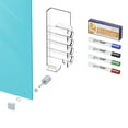 thumbnail image 2 of HMYSN44BE Ghent Glassboards Harmony Markerboard Square Corners Glass Whiteboard 4'H x 4'W, Blue, 2 of 4