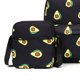 thumbnail image 2 of Juego de mochila de 3 piezas Mochila estética de estilo preppy para niñas adolescentes (BlackAvocado), 2 of 7