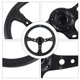 thumbnail image 3 of Volante de Carreras Universal de 14 Pulgadas, Volante de Carreras de Aluminio de PVC, Volante a la Deriva, Volante Deportivo para Adaptador de Cubo de 6 Orificios, 3 of 7