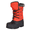 BLACK/RED, variant on BURUDANI Kids Boys Girls Winter Snow Boots Insulated Outdoor Snow Boots Soft Warm Shoes Boots Maple Navy Size 9