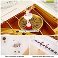 thumbnail image 4 of Caja de música para piano de bailarina, bailarina musical, piano mecánico automático, caja de música para bailarina de ballet, decoración de regalo encantadora para niñas, 4 of 5