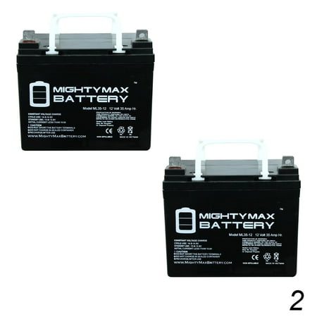 12V 35AH SLA Battery Replacement for Ham Radio - 2 (Best Battery For Ham Radio Go Box)