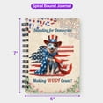 thumbnail image 5 of Democratic Australian Cattle Dog Making Woof Count Election 2024 Spiral Bound Journal Heeler Lover Gifts 5x7in Spiral Notebook - 01001, 5 of 5