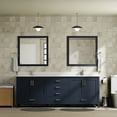 thumbnail image 2 of Jacques 80 in W Navy Blue Double Vanity, White Quartz Top, Faucet Set, & 30 in Mirrors, 2 of 9