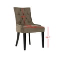 thumbnail image 5 of SAFAVIEH Abby 19''H Tufted Side Chair, Grey/Silver Nail Head, Set of 2, 5 of 9