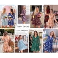 thumbnail image 5 of PRETTYGARDEN Women Floral Long Sleeve Mini Dress | Fall Wedding Guest Dresses, V Neck, Fit & Flare, Ruffle Hem A-Line, Short Chiffon Dress, Elegant Holiday Party, Date Outfits, 5 of 9