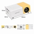 thumbnail image 5 of Mini projector, LED mobile phone video projector Full HD for home cinema, for outdoor use-WELLNGS, 5 of 5