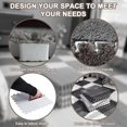 thumbnail image 3 of 16pcs 0.6" Thickened Interlocking Tile Mats,Fluffy Shaggy Soft EVA Foam Area Rug for Living Room & Bedroom,Non-Slip Protective Floor Carpet Play Mat Kids Baby Dorm Home Decor (11.8ft, Grey), 3 of 15
