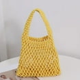 thumbnail image 4 of Btomtd Swim Bag,Beach Bags For Women,Candy Color Rope Handbag Hand-woven Bag Women's Hollow Mesh Bag Beach Vacation, 4 of 7