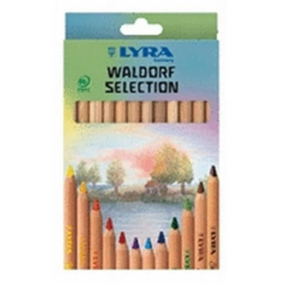 Lyra  Waldorf Selection Colored Pencil, 12 Pack