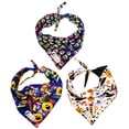 thumbnail image 1 of Bandanas para perros BFF set de 3 piezas talla chica Halloween, 1 of 5