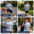 thumbnail image 3 of Quad Seven Boys Activewear Set – 2 Piece Athletic Basketball Shirt and Gym Shorts, Lightweight Breathable Sports Outfit for Boys, 3 of 7