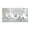 4-Gang 4-Toggle, variant on Clear Diamonds Switch Cover Decorative Wall Plate / 4-Gang 4-Toggle / Standard Size 4.5x8 in