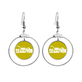 thumbnail image 1 of Los pendientes cuelgan del aro de la joyería del círculo de la gota Unbranded M, 1 of 3