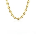thumbnail image 2 of 6.9mm 14k Yellow Gold Puffed Mariner Link Chain 20 in, 2 of 4