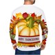 thumbnail image 3 of Camisas de Acción de Gracias Para Hombres Casual Cuello Redondo Pulóver 3D Impreso Camiseta Con Estampado Realista Odeerbi ODB203883, 3 of 4