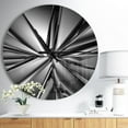 thumbnail image 3 of Designart 'Futuristic Crystal  ' Modern wall clock, 3 of 4