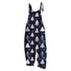 thumbnail image 1 of Mono con estampado navideño para mujer, informal, holgado, con tirantes ajustables, holgado, versátil, con tirantes, pierna ancha y ajustable, 1 of 4