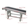 thumbnail image 2 of EQCOTWEA PVC Incline Conveyor Belt Systems for Industrial Transport Aluminium Alloy Frame 59*11.8", 2 of 8