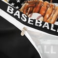 thumbnail image 4 of Castle Fairy Baseball Glove Bat Duvet Cover King, Vintage USA Flag King Bedding, Brown Black,Black Reversible,3 Pieces,1 Duvet Cover and 2 Pillowcases, 4 of 6
