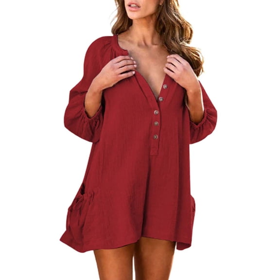 sunshuilll Turtleneck Long Sleeve Leopard Rompers Women's