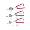 thumbnail image 5 of Cookie Scoop for of 3, Ice Cream Scoop Stainless Steel, Cookie Dough Scoop, Cupcake Scoop, Meatball Scoop, 5 of 6