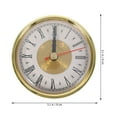 thumbnail image 5 of Kit de fabricación de reloj con esfera de reloj, pieza de reloj con números arábigos, inserto de reloj para dormitorio, 5 of 5