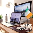 thumbnail image 7 of ANLEY Ireland Deluxe Desk Flag Set - 6 in x 4 in Miniature Irish Desktop Flag, 7 of 7