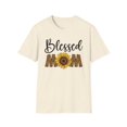 thumbnail image 2 of Blessed Mom, Gildan Unisex Softstyle T-Shirt, Sunflower Graphic Tee, S-3XL, 2 of 5