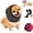 Gray, variant on Noise Cancelling Ear Wrap, Adjustable Dog Ear Protection Wrap for Dog Bathing Grooming Thunder Storm, Dog Head Wrap (Pink, Small)