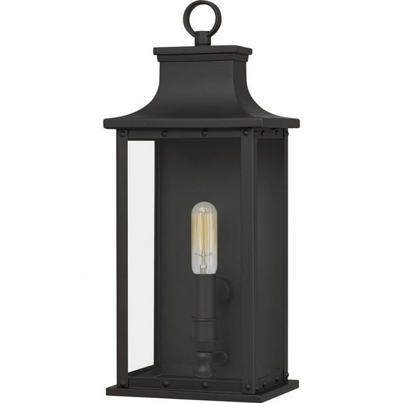 ABY8407OZ-Quoizel Lighting-Abernathy - 1 Light Small Outdoor Wall Lantern made with Coastal Armour