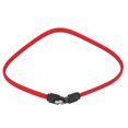 thumbnail image 4 of Cable de datos SATA 3.0 III 50 cm 7 pines 6 Gb/s para SSD disco duro HDD con funda de nailon color rojo shaofei, 4 of 5
