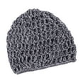 thumbnail image 1 of GUOOL Mesh Crochet Hair Net Curls Hair Wrap Lightweight Soft Elastic Crocheted Cap Gray, 1 of 9