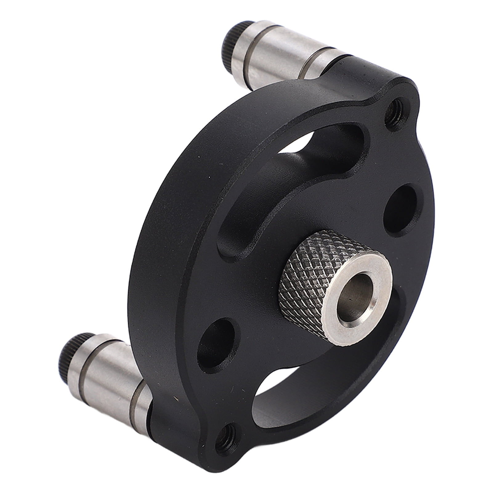 Self Centering Dowel Jig Single Hole Position Woodworking Doweling Jig Hole Punch Drill Locator Black