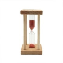 Supvox Kitchen Timer Sand Hourglass Red 1Pcs