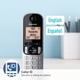 thumbnail image 4 of Teléfono inalámbrico Panasonic DECT 6.0 KX-TGC222S con contestador automático, 4 of 7