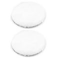 thumbnail image 7 of Uxcell 6'' Hook and Loop Polishing Pads Wool  White 2 Pack, 7 of 7